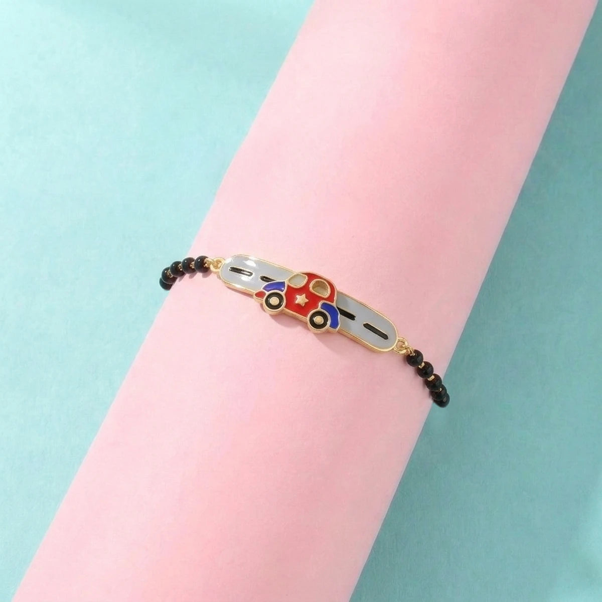 Vroom Vroom Adventure Kids Gold Bracelet | Tinyfacets | everyday vroom vroom adventure kids gold bracelet wear
