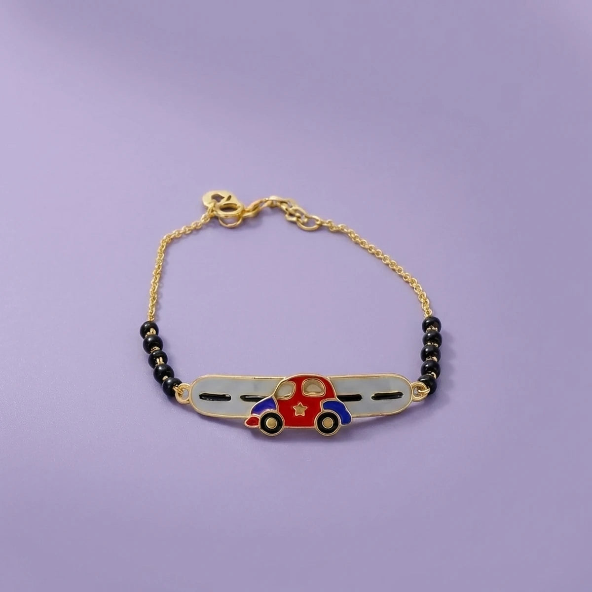 Vroom Vroom Adventure Kids Gold Bracelet | Tinyfacets | vroom vroom adventure kids gold bracelet