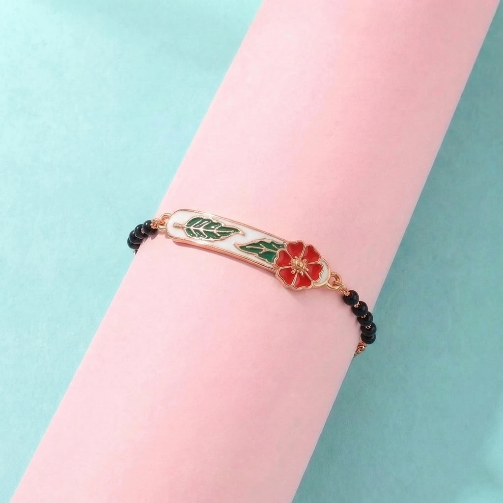 Little Blossom Charm Bracelet | Tinyfacets | everyday little blossom charm bracelet wear