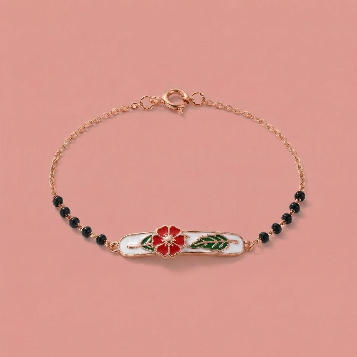 Little Blossom Charm Bracelet | Tinyfacets | cute little blossom charm bracelet design