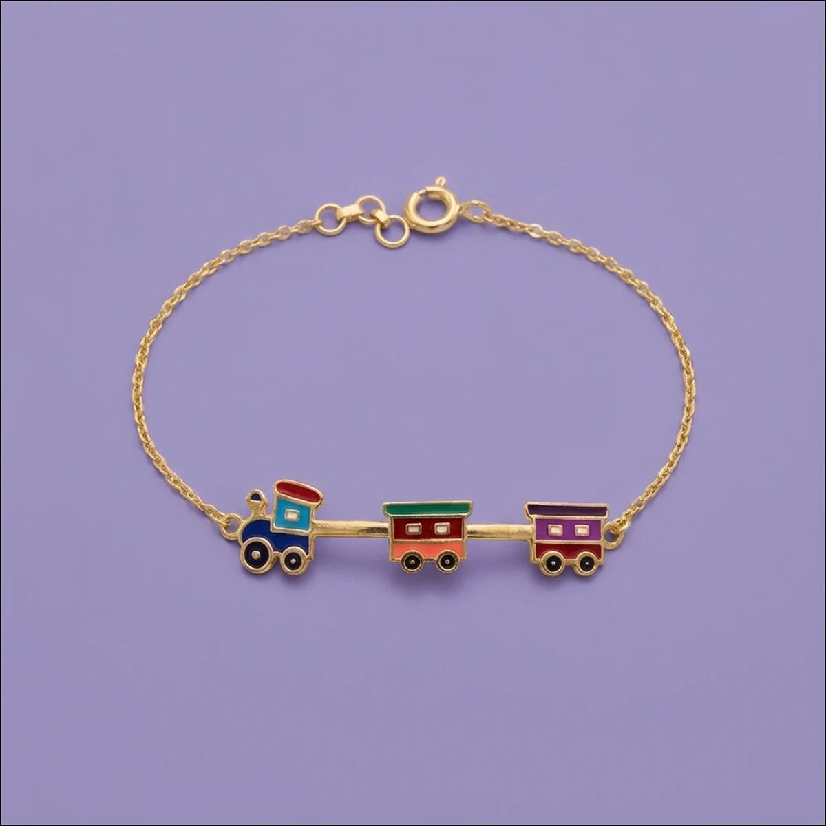 Tiny Train Adventure Bracelet | Tinyfacets | tiny train adventure bracelet
