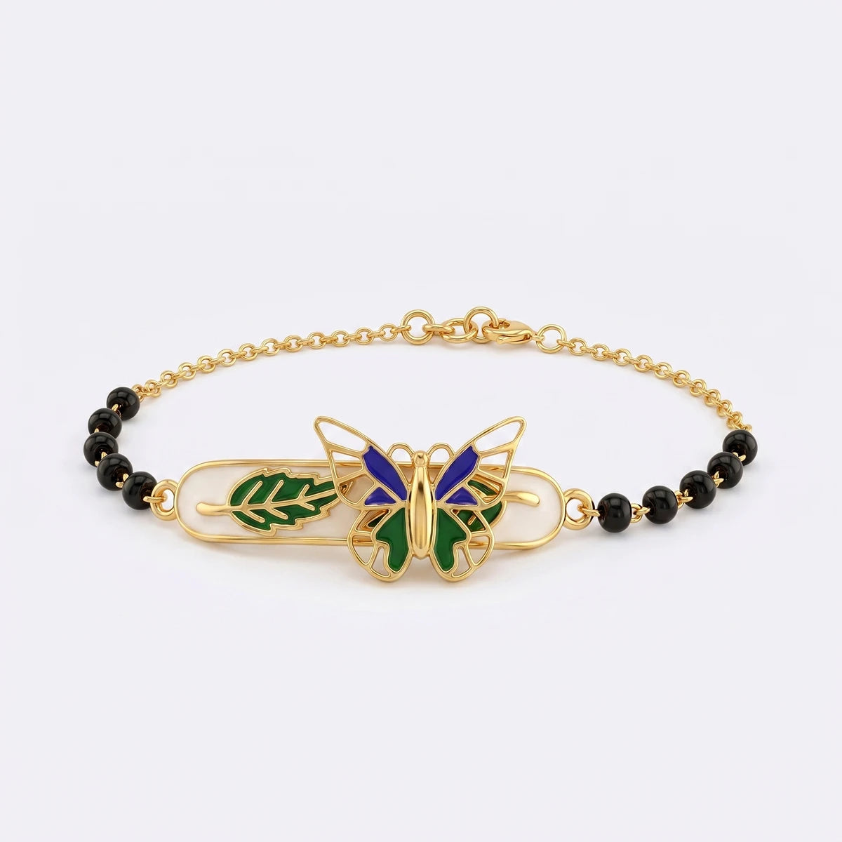 Tiny Wings Adventure - Kids Gold Bracelet | Tinyfacets | nature inspired kids gold bracelet