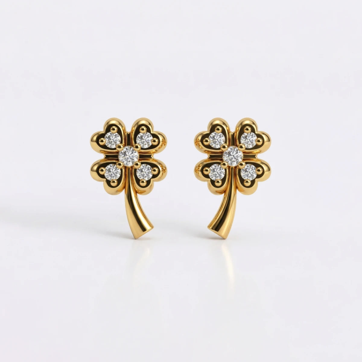 Golden Bloom Stud Earrings | Tinyfacets | gold golden bloom stud earrings jewelry