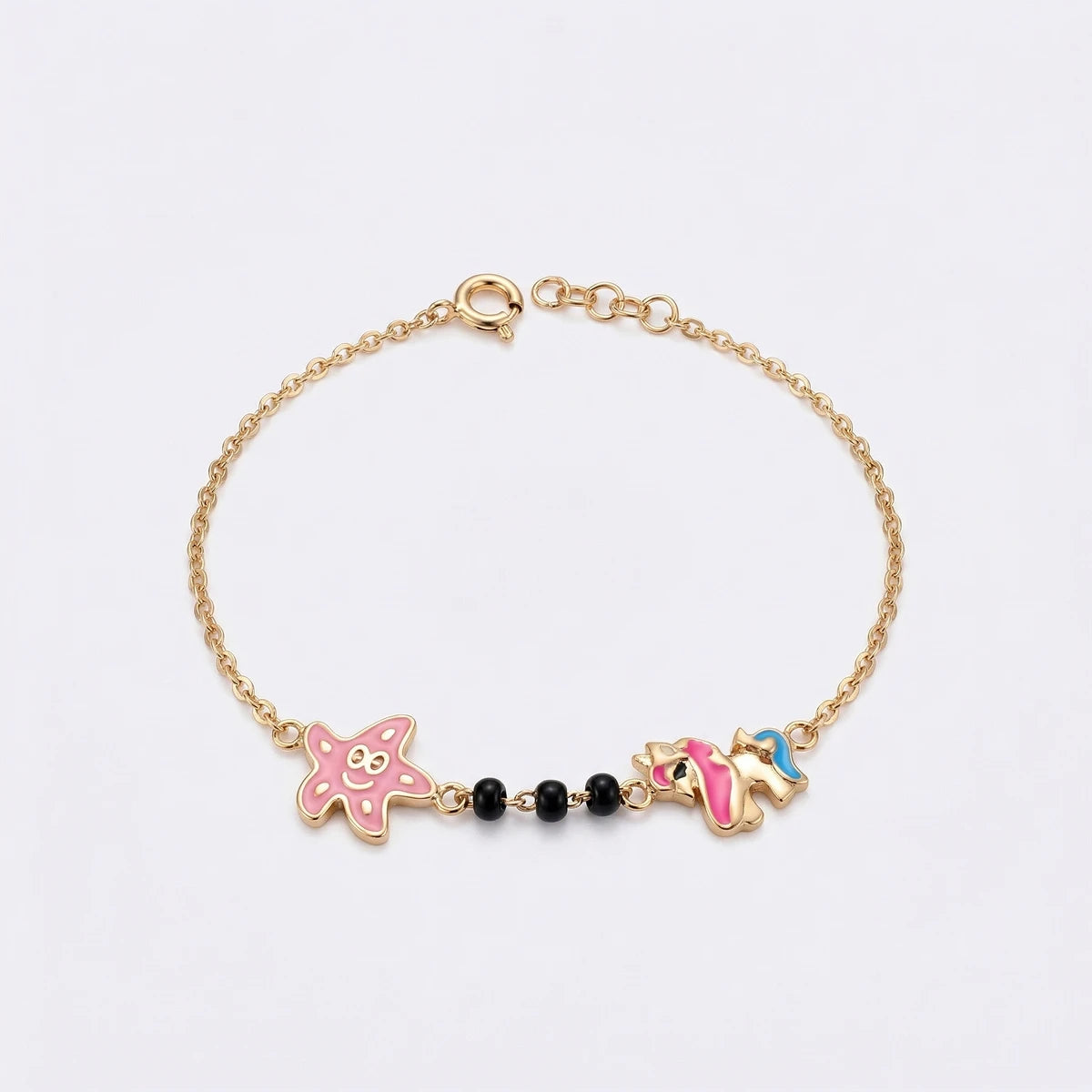 Starry Unicorn Nazariya Bracelet | Tinyfacets | gold starry unicorn nazariya bracelet jewelry