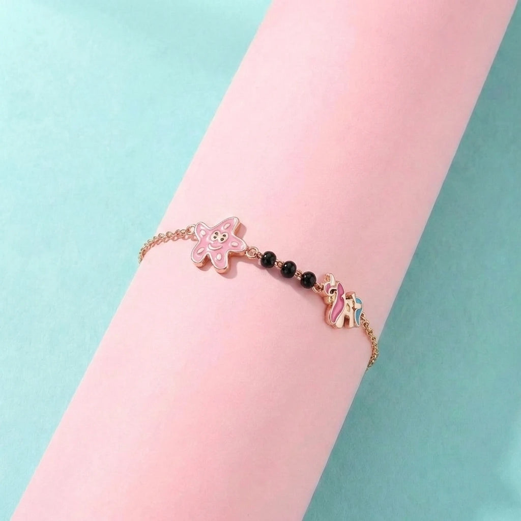 Starry Unicorn Nazariya Bracelet | Tinyfacets | everyday starry unicorn nazariya bracelet wear