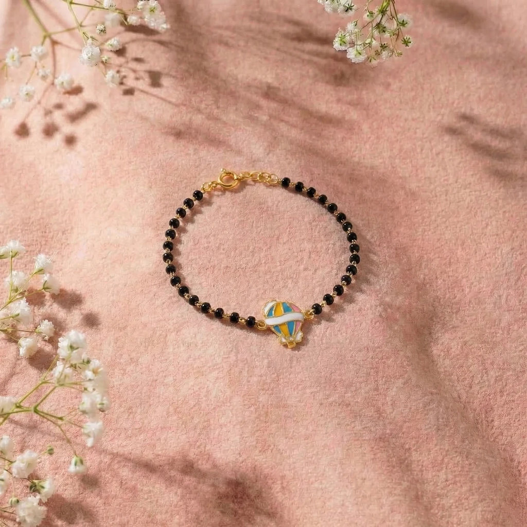 Hot Air Balloon Nazariya Bracelet | Tinyfacets | minimal hot air balloon nazariya bracelet style