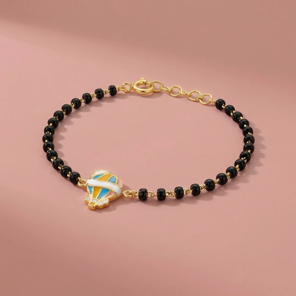 Hot Air Balloon Nazariya Bracelet | Tinyfacets | cute hot air balloon nazariya bracelet design