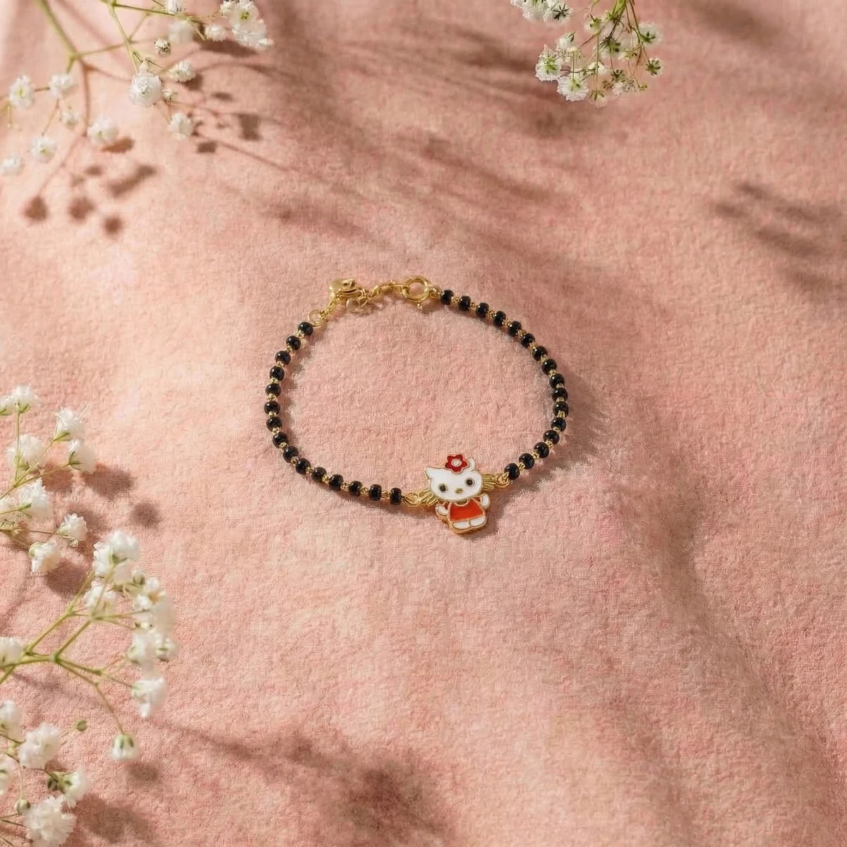 Little Kitty Kids Nazariya Bracelet | Tinyfacets | minimal little kitty kids nazariya bracelet style
