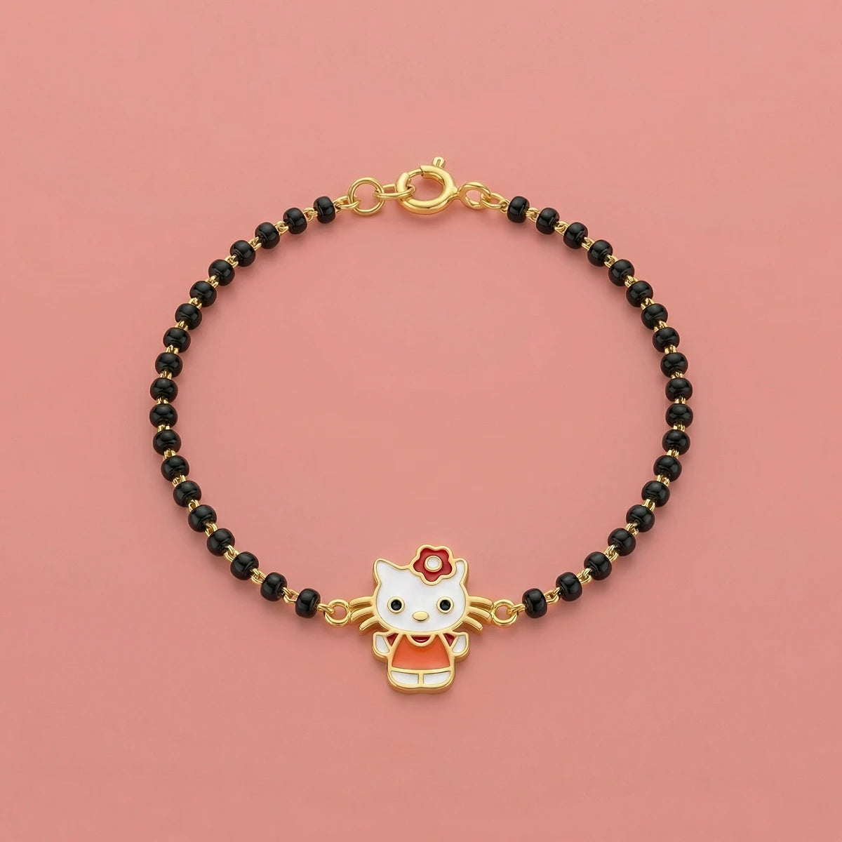 Little Kitty Kids Nazariya Bracelet | Tinyfacets | cute little kitty kids nazariya bracelet design