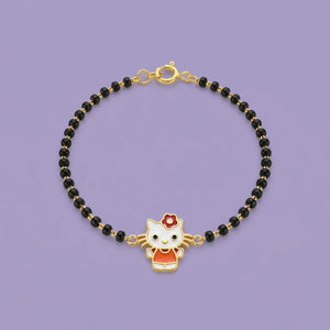 Cute Kitty Gold Nazariya Bracelet