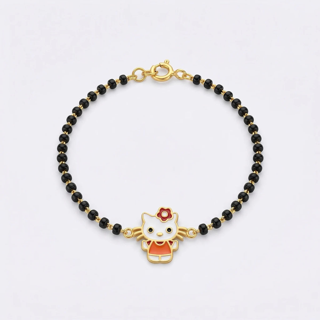 Little Kitty Kids Nazariya Bracelet | Tinyfacets | gold little kitty kids nazariya bracelet jewelry