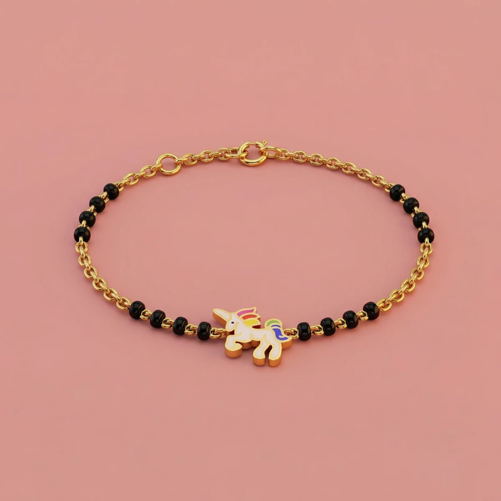 Magical Unicorn Nazariya Bracelet | Tinyfacets | cute magical unicorn nazariya bracelet design