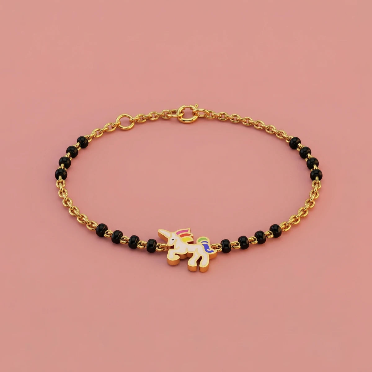 Magical Unicorn Nazariya Bracelet | Tinyfacets | cute magical unicorn nazariya bracelet design