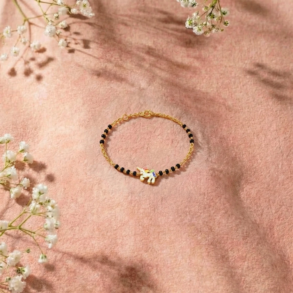 Magical Unicorn Nazariya Bracelet | Tinyfacets | minimal magical unicorn nazariya bracelet style