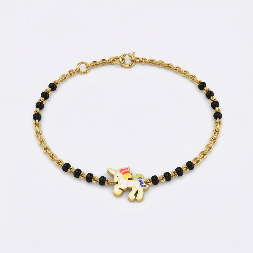Magical Unicorn Nazariya Bracelet | Tinyfacets | gold magical unicorn nazariya bracelet jewelry
