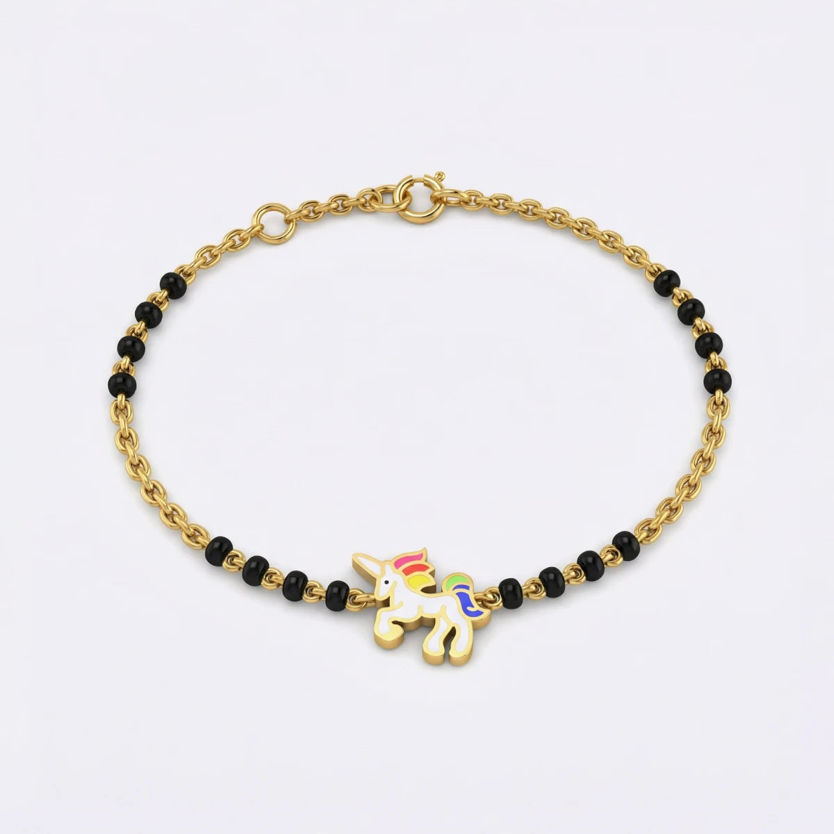 Magical Unicorn Nazariya Bracelet | Tinyfacets | gold magical unicorn nazariya bracelet jewelry