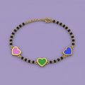 Three Hearts Nazariya Bracelet | Tinyfacets | three hearts nazariya bracelet