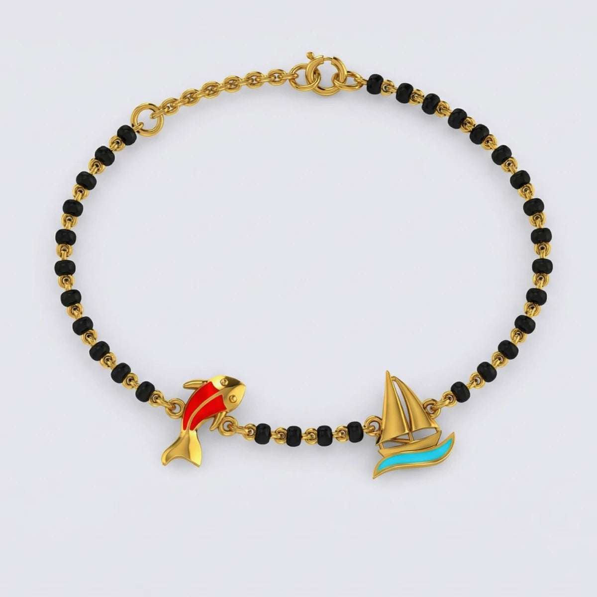 Ocean Adventure Nazariya Bracelet | Tinyfacets | gold ocean adventure nazariya bracelet jewelry