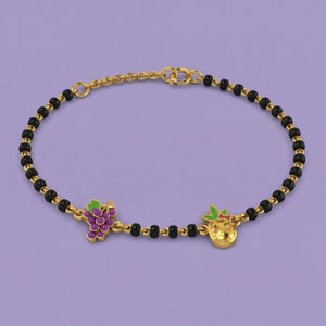 Mixed Fruit Gold Nazariya Bracelet