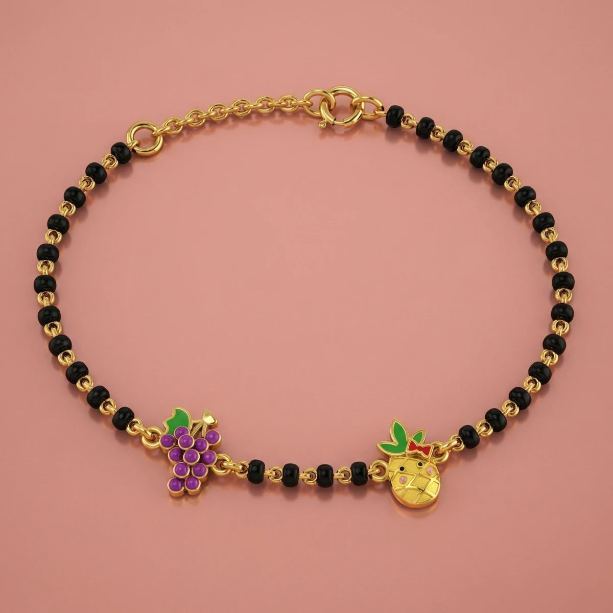 Fruity Fun Nazariya Bracelet | Tinyfacets | cute fruity fun nazariya bracelet design