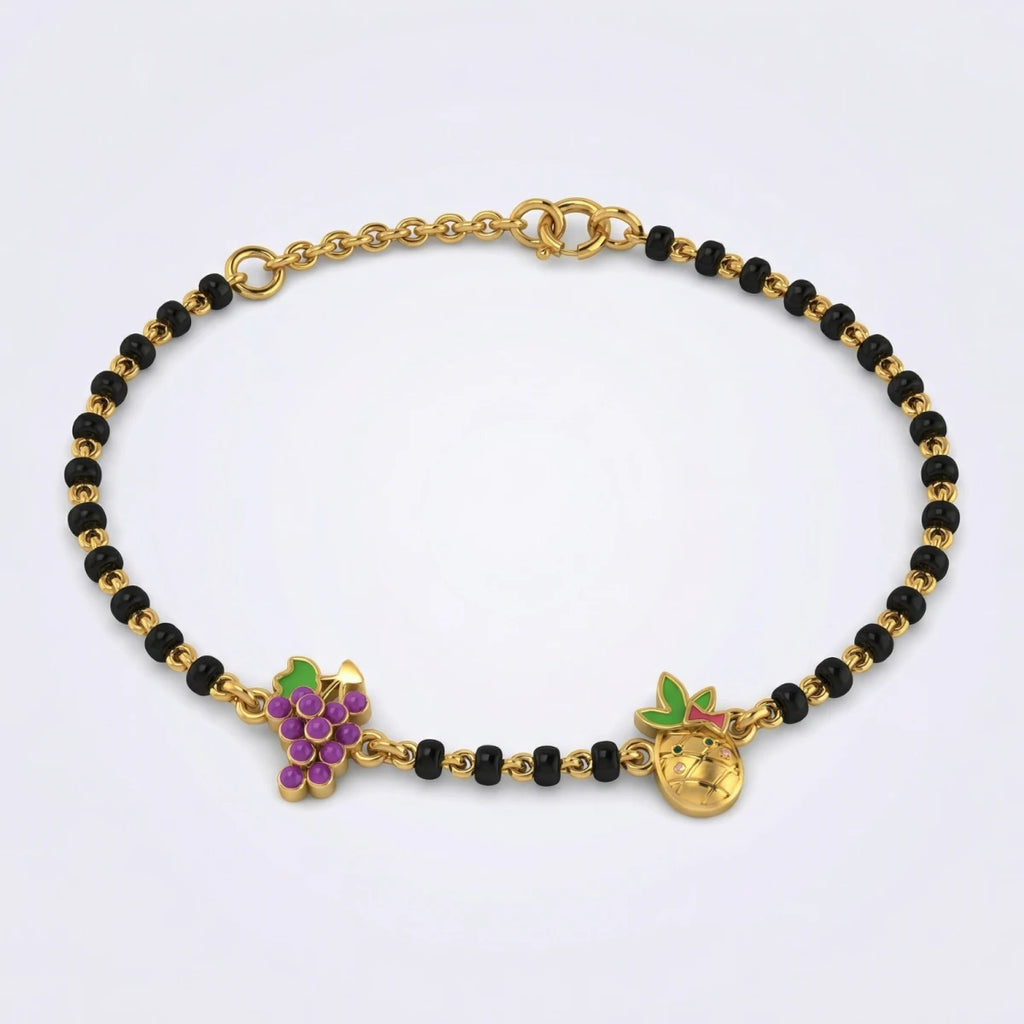 Fruity Fun Nazariya Bracelet | Tinyfacets | gold fruity fun nazariya bracelet jewelry