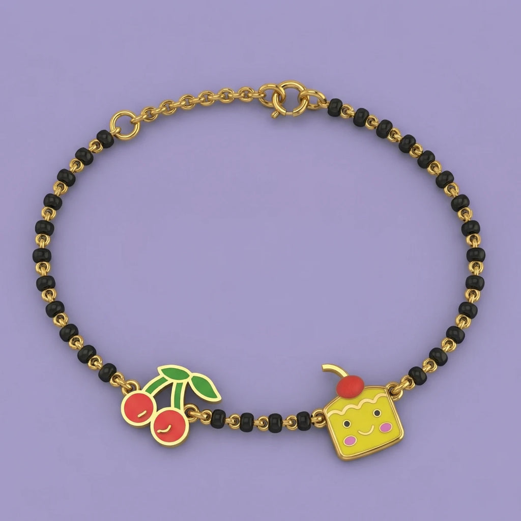 Cherry Cake Nazariya Bracelet | Tinyfacets | cherry cake nazariya bracelet