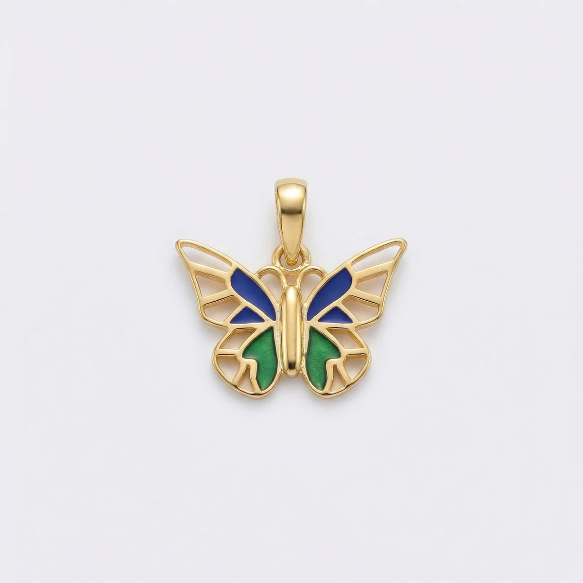 Twinkle Wings Butterfly Gold Pendant | Tinyfacets | gold twinkle wings butterfly gold pendant jewelry