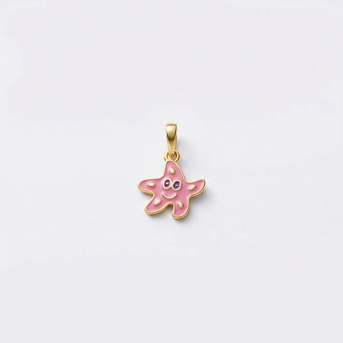 Little Ocean Friend Starfish Gold Pendant | Tinyfacets | gold little ocean friend starfish gold pendant jewelry