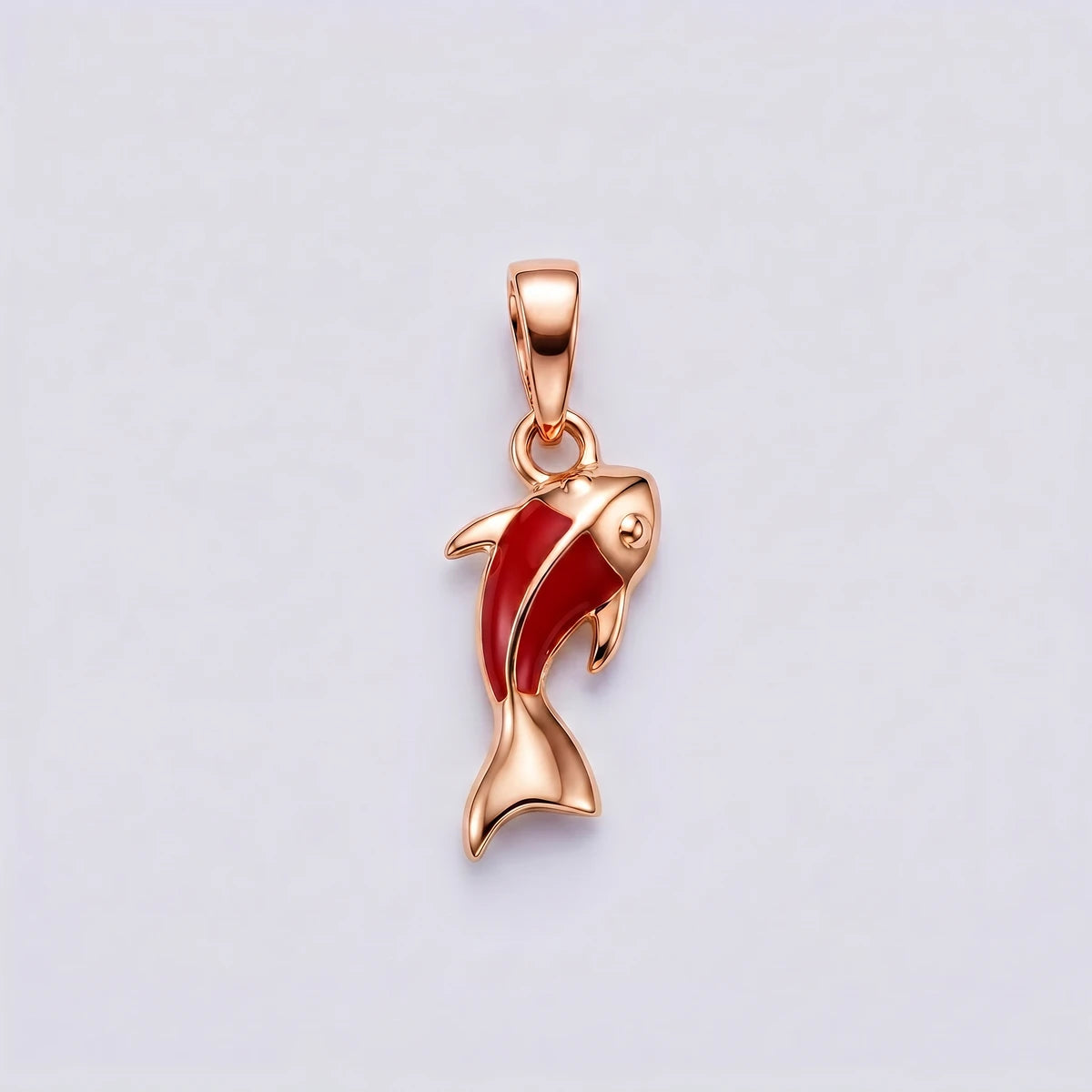 Little Ocean Fish-Kids Gold Pendant
