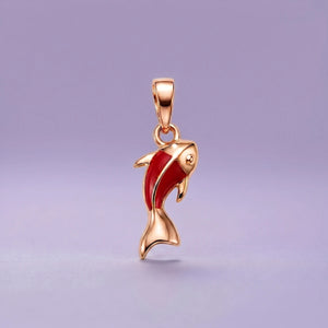 Little Ocean Fish-Kids Gold Pendant