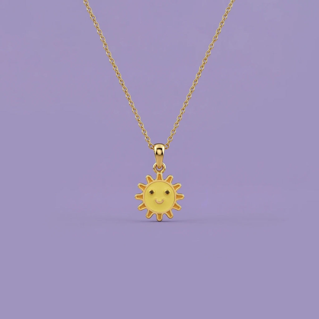 You Are My Sunshine Gold Pendant | Tinyfacets | you are my sunshine gold pendant