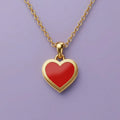 Little Love Heart Gold Pendant | Tinyfacets | little love heart gold pendant