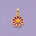 Little Bloom - Flower Kids Gold Pendant | Tinyfacets | flower gold pendant for kids