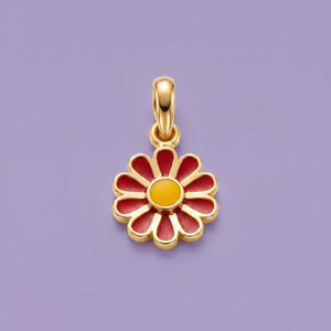 Bloom Flower Gold Pendant