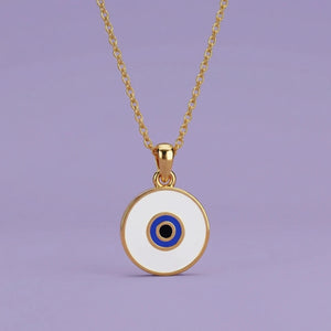 Evil Eye Gold Pendant