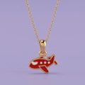 Sky Explorer Aeroplane Gold Pendant | Tinyfacets | aeroplane gold pendant travel design