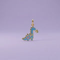 Dino Bloom Charm Gold Pendant