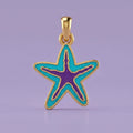 Ocean Starfish Gold Pendant