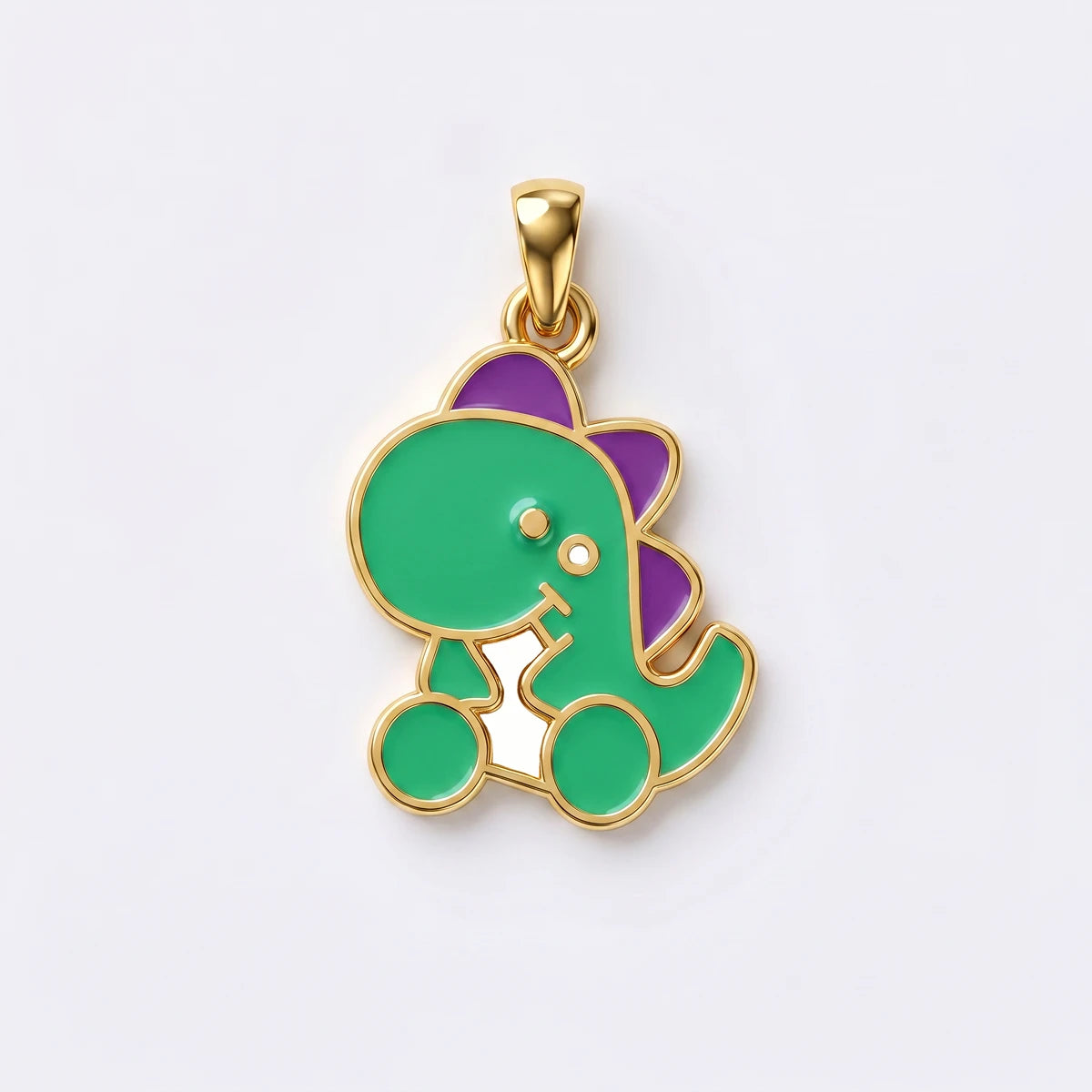 Dino Adventure Gold Pendant