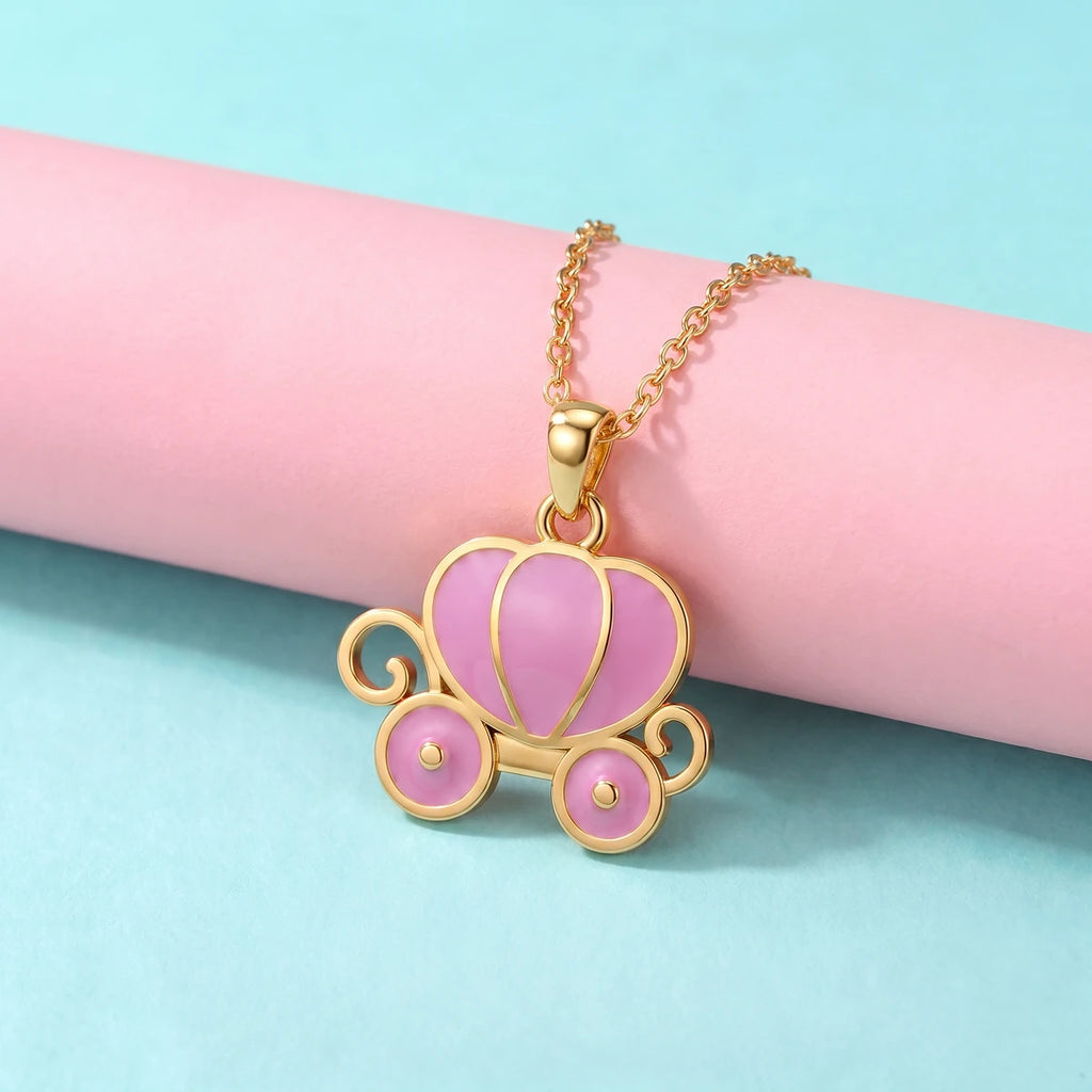 Princess Carriage Gold Pendant