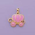 Princess Carriage Gold Pendant