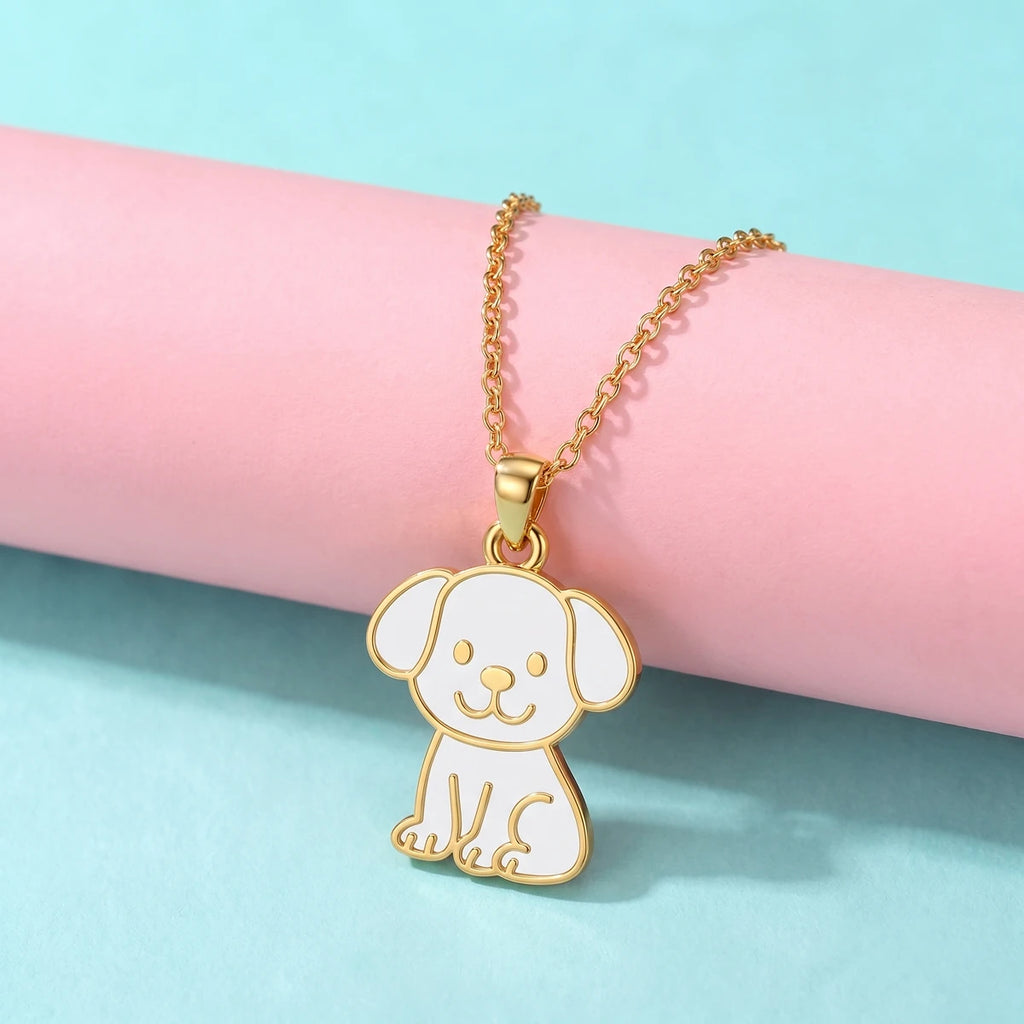 Puppy Love Gold Pendant
