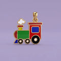 Choo Choo Train Gold Pendant