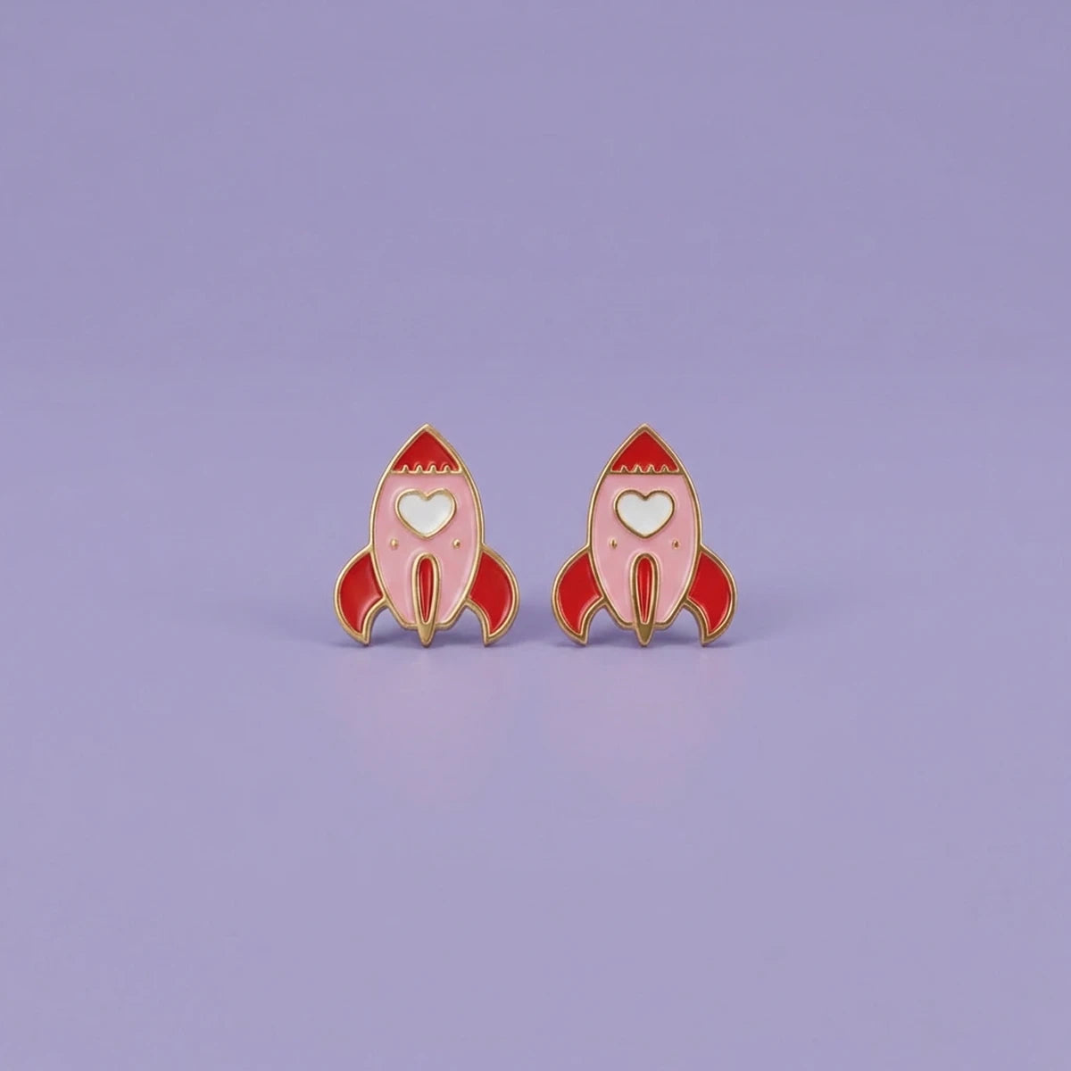 Little Space Rocket Kids Studs | Tinyfacets | little space rocket kids studs