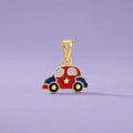 Little Roadster Kids Car Gold Pendant | Tinyfacets | little roadster kids car gold pendant