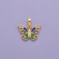 Twinkle Wings Butterfly Gold Pendant | Tinyfacets | twinkle wings butterfly gold pendant