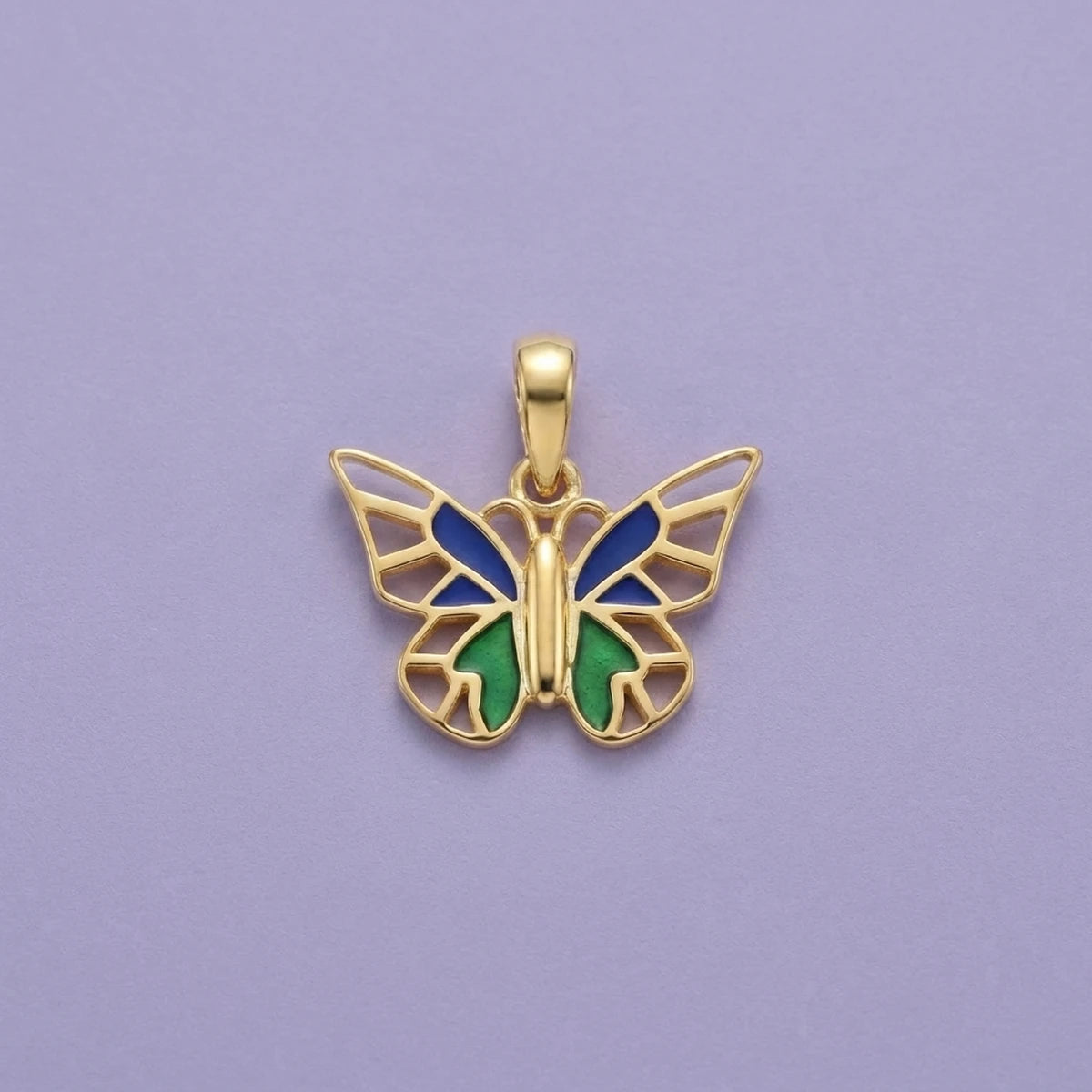 Twinkle Wings Butterfly Gold Pendant | Tinyfacets | twinkle wings butterfly gold pendant